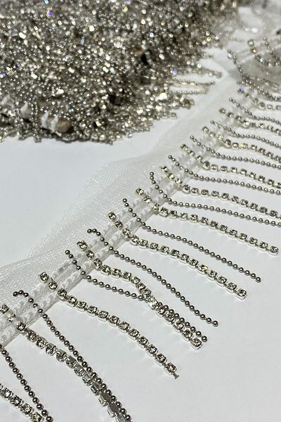 Hayalperest boncuk Beyoğlu Stoned Chain Accessory Fringe Tassel 1 Mt