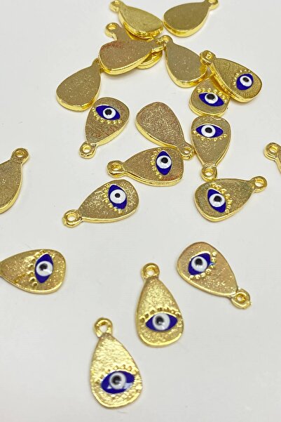 Hayalperest boncuk Μενταγιόν με σχέδιο μάτι σε σκούρο μπλε χρώμα, 1 τεμάχιο