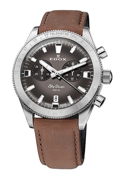 Edox Ανδρικό ρολόι Edox 10116-3-GRIDN, Quartz, 40mm, 30ATM