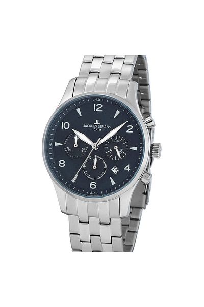Jacques Lemans Ανδρικό ρολόι Jacques Lemans 1-1654.2ZG, Quartz, 40mm, 10ATM