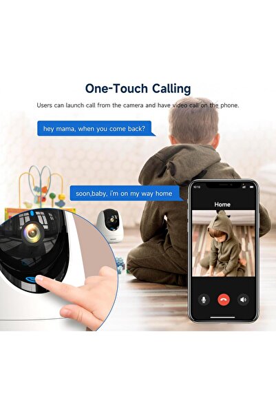 Tenda CP3 Pro 2K 360° Pan-Tilt Indoor WiFi Security Camera