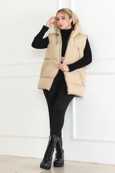 VYAKA GİYİM ΦΟΥΣΚΩΤΟ ΓΙΛΕΚΟ OVERSIZE ΜΕ ΚΟΥΚΟΥΛΑ Προσθέτει καθημερινή κομψότητα
