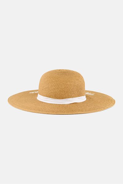 Alexis Bendel Women Embroidered Hat, Tan