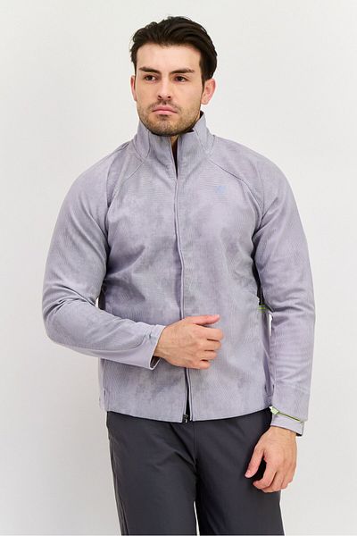 New Balance Men Sportswear Fit Reflective Impact Running Jacket, Grey