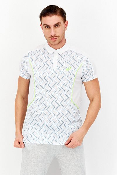 Asics Men Sportswear Fit Training Polo Shirt, White