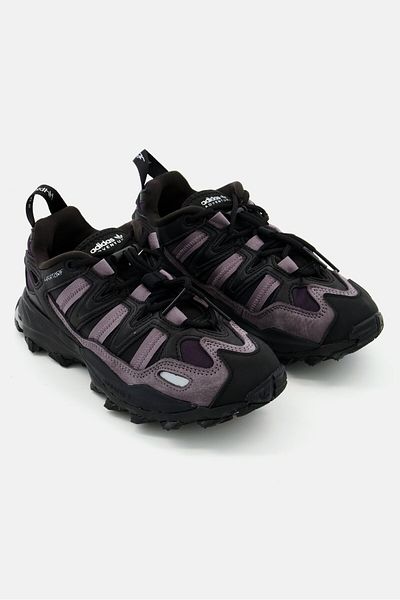 adidas Kids Boy Hyperturf Lace Up Running Sport Shoe, Black