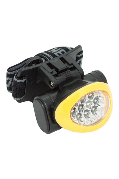 Blazing Ledz 10-LED Portable Headlamp with 3 Modes and Adjustable Elastic Headband