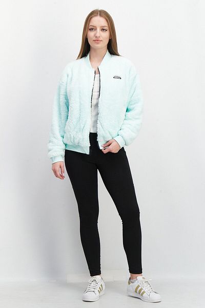 adidas Women Sportswear Fit Brand Logo Bomber Jacket, Mint
