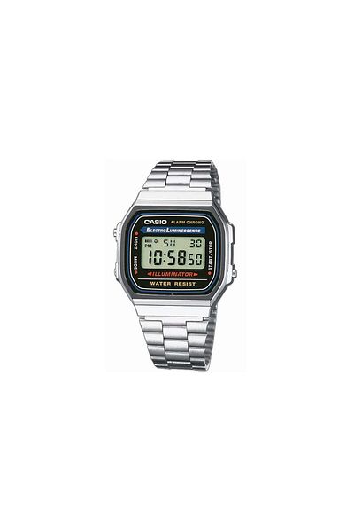 Casio Ανδρικό ρολόι Casio A168WA-1YES, Quartz, 35mm, 3ATM