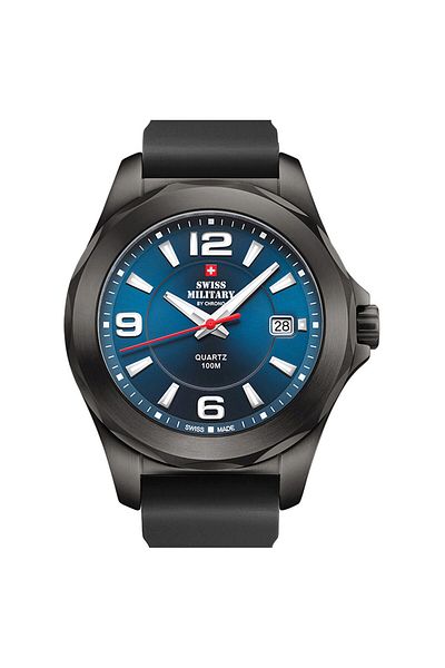 Swiss Military Mens Watch Sm34099.04, Quartz, 42mm, 10atm
