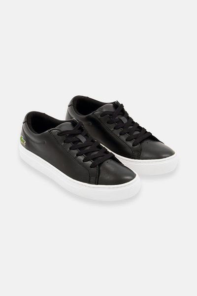 Lacoste Kids Girl L,12,12 117 Laced Up Sneaker Shoes, Black
