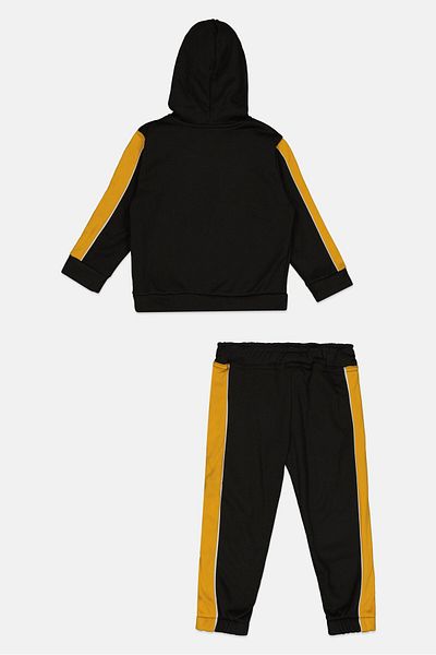 Body Glove Toddlers Boy 2pcs Printed Sweatshirts And Jogger Pants Set, Black