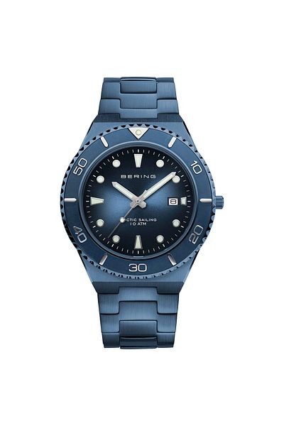Bering Ceas bărbătesc 18940-797, cuarț, 43mm, 10atm