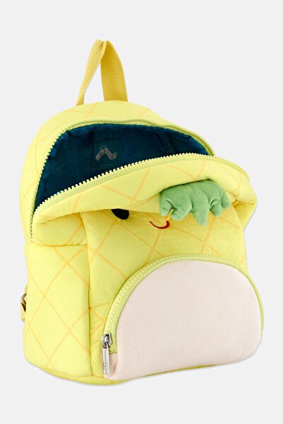 Squishmallows Maui Plush Mini Backpack 25 H x 22 L x 11 W cm, Yellow