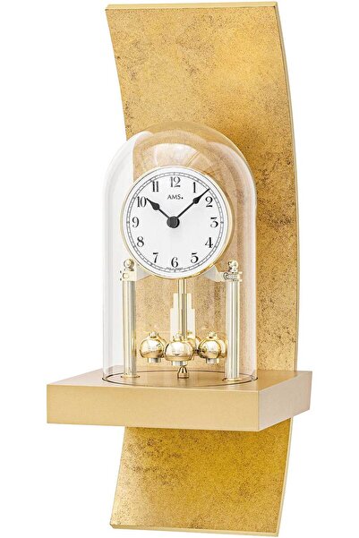 AMS Wall Clock AMS 7443, Quartz, White, Analogue, Classic