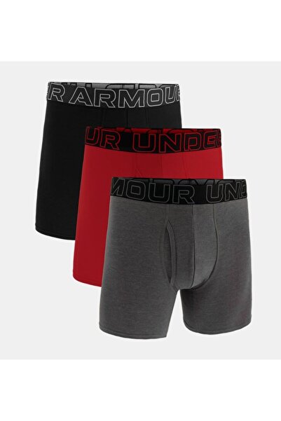 Under Armour Erkek UA Performance Cotton 6" Boxerjock - 3'lü Paket 1383889-025