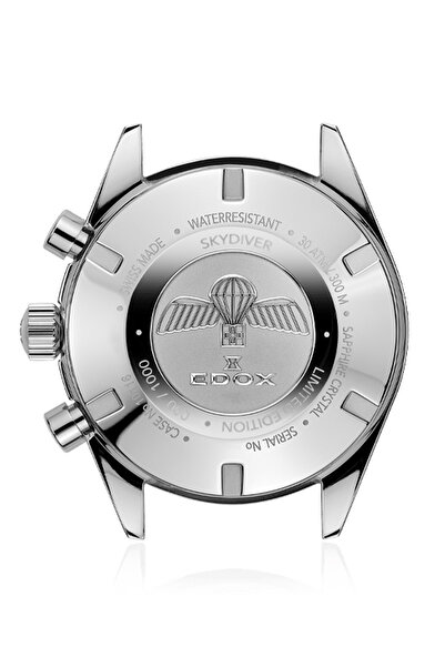 Edox Mens Watch 10116-3-GRIDN, Quartz, 40mm, 30ATM