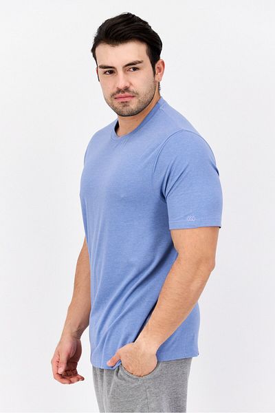 Legend Men Sportswear Fit Short Sleeve Training T-shirts, Infinity Blue
