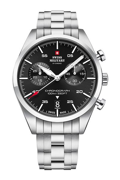 Swiss Military SM34090.01 Chronograph 43mm 10ATM