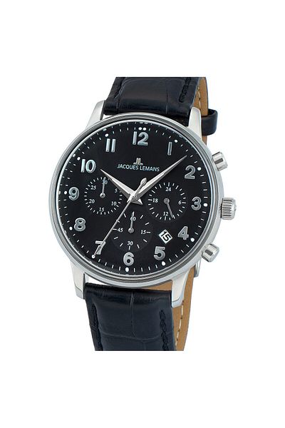 Jacques Lemans Ανδρικό Ρολόι N-209zi, Quartz, 40mm, 5atm