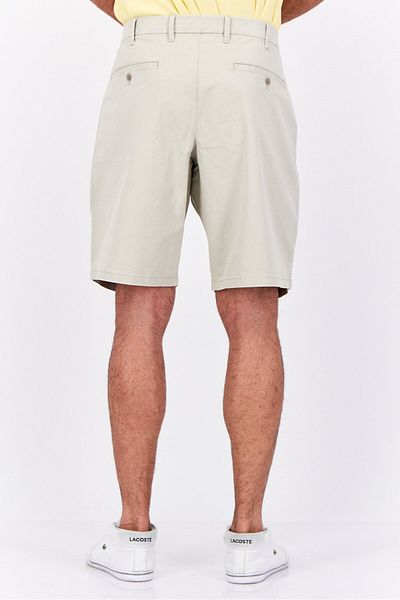 GAP Men Plain 10 Inseam Chino Shorts, Stone
