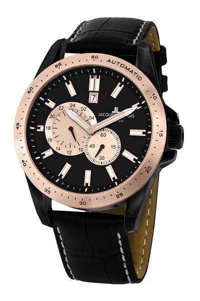Jacques Lemans Ανδρικό ρολόι Jacques Lemans 1-1775F, Automatic, 48mm, 10ATM