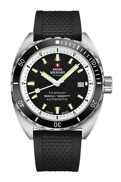 Swiss Military Ανδρικό ρολόι Swiss Military SMA34100.07, Automatic, 42mm, 30ATM