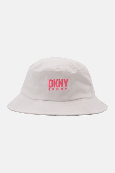DKNY Sport Men Brand Logo Bucket Hat, White