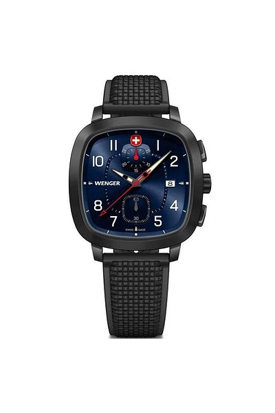 Wenger Mens Watch 01.1933.113, Quartz, 40mm, 5atm