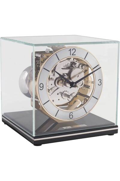 Hermle Table Clock 23052-740340, Mechanical, Silver, Analogue, Classic