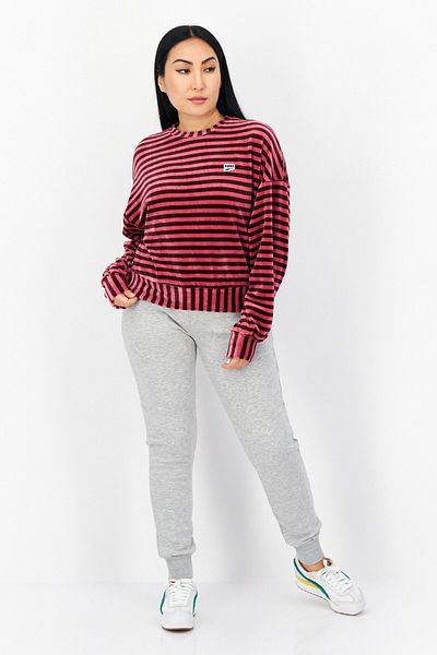 Puma Women Oversized Long Sleeve Outdoor Sweatshirt, Pink