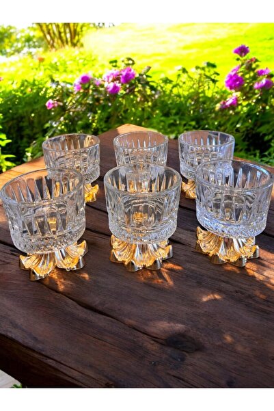 liveisthome Kahve Yanı 6'lı Ayaklı Draje Şeker Lokumluk