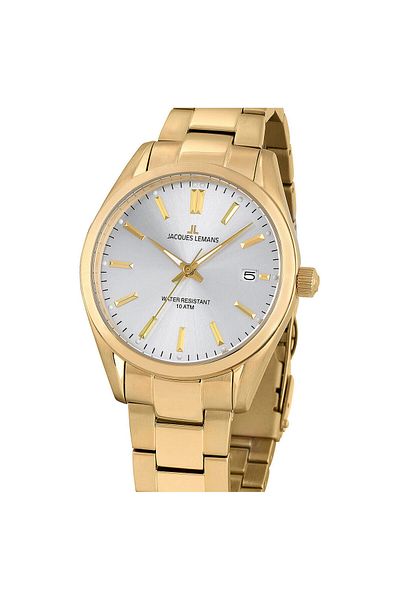 Jacques Lemans Ανδρικό Ρολόι 1-1859k, Quartz, 40mm, 10atm