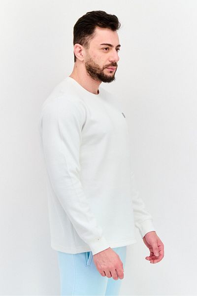 SKECHERS Men Sportswear Fit Long Sleeve Outdoor Sweatshirt, White