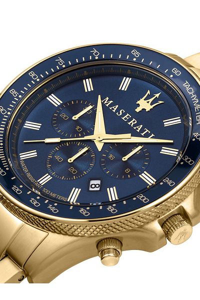 Maserati Mens Watch R8873640008, Quartz, 44mm, 10atm