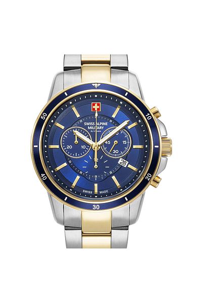 Swiss Alpine Military Mens Watch Swiss Military 7089.9145, Quartz, 44mm, 10atm