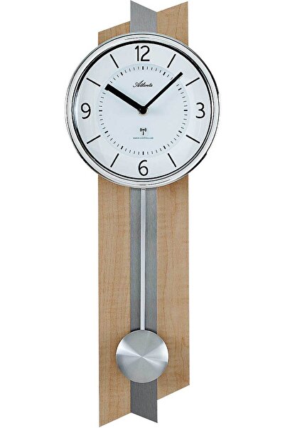 Atlanta Ceas de perete 5101, cuarț, alb, analogic, clasic