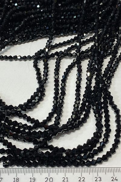 Hayalperest boncuk Μαύρη Πυραμίδα Κρυστάλλινη Χάντρα 4 Χλστ