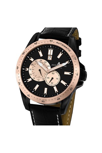 Jacques Lemans Ανδρικό ρολόι Jacques Lemans 1-1775F, Automatic, 48mm, 10ATM
