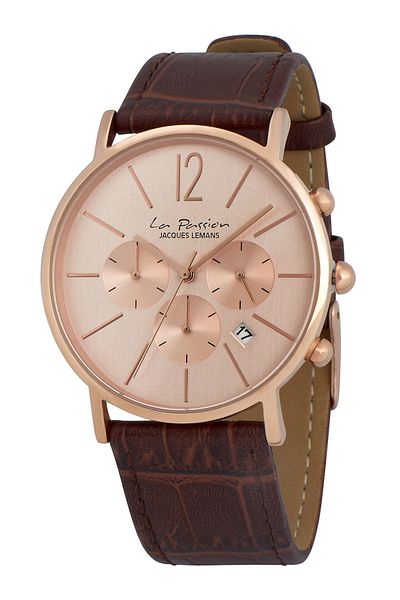 Jacques Lemans Ανδρικό ρολόι Jacques Lemans LP123N, Quartz, 40mm, 5ATM