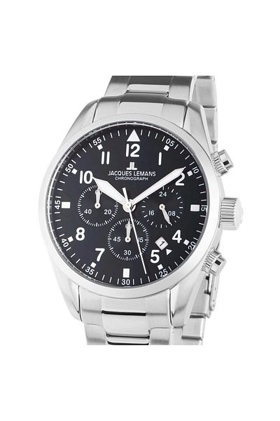 Jacques Lemans Ανδρικό ρολόι Jacques Lemans 42-2D, Quartz, 42mm, 10ATM