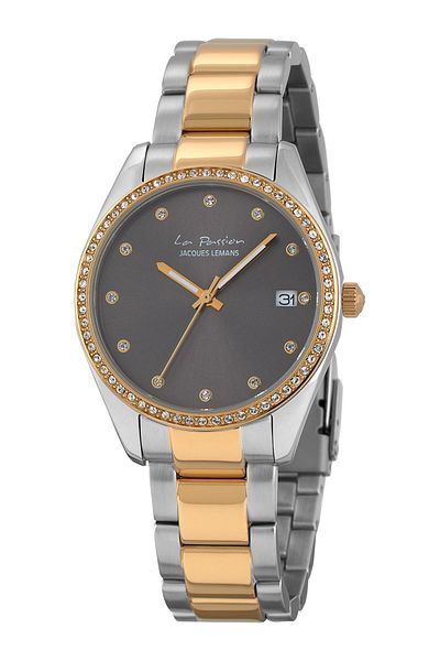 Jacques Lemans Ladies Watch Lp-133g, Quartz, 35mm, 10atm