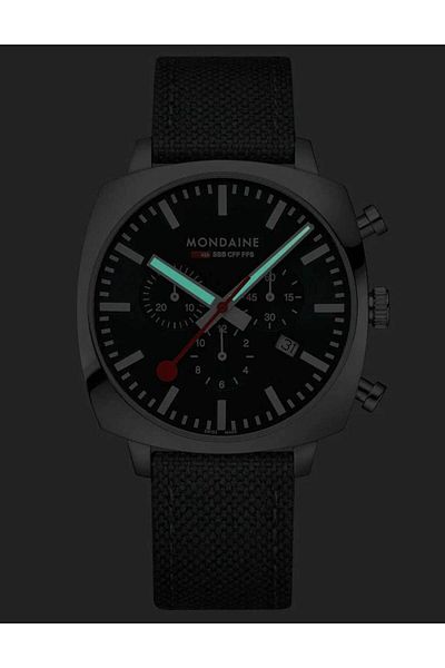 MONDAINE Mens Watch Msl.41460.lf.set, Quartz, 41mm, 5atm
