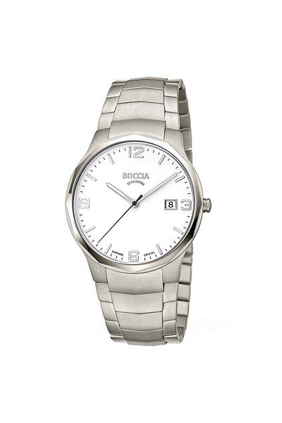 Boccia Mens Watch 3656-01, Quartz, 39mm, 5atm