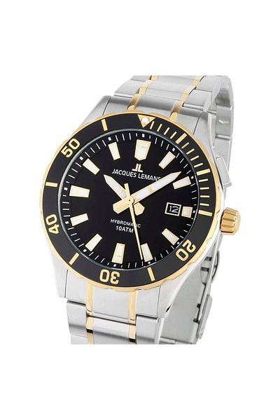 Jacques Lemans Ανδρικό ρολόι Jacques Lemans 1-2131F, Quartz, 42mm, 10ATM