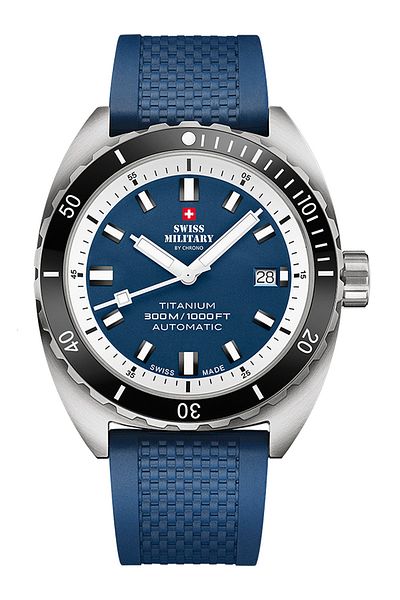 Swiss Military Mens Watch Sma34100.09, Automatic, 42mm, 30atm