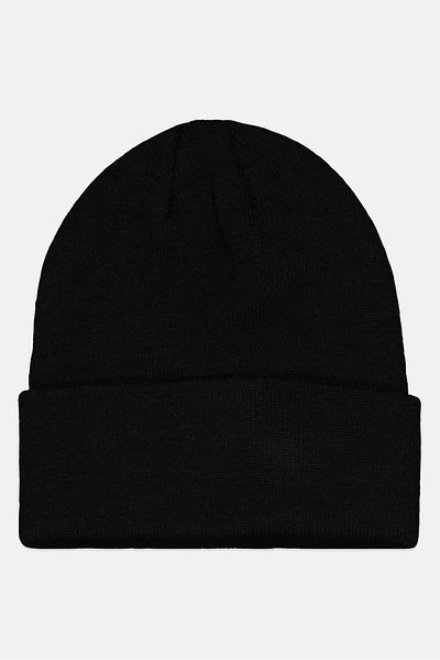 Ellesse Men Knitted Brand Logo Bonnet, Black