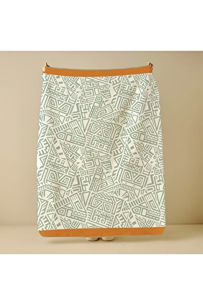 Bella Maison Rebel Pamuklu Çift Kişilik Battaniye Mint (180X220 CM)