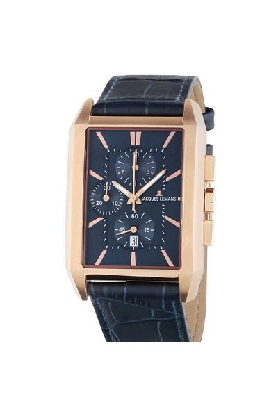 Jacques Lemans Ανδρικό ρολόι Jacques Lemans 1-2161.1G, Quartz, 34mm, 5ATM
