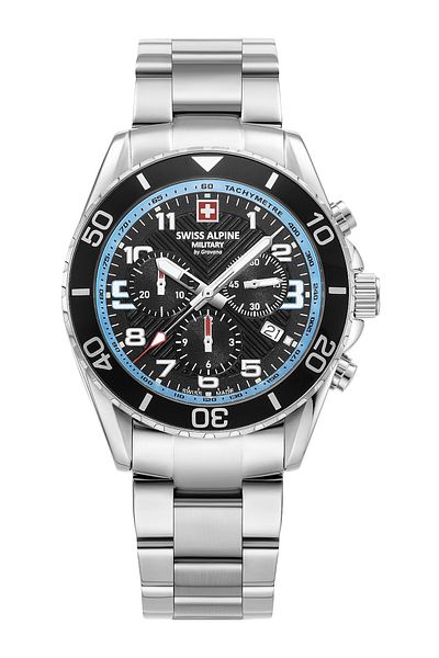 Swiss Alpine Military Mens Watch Swiss Military 7029.9131, Quartz, 42mm, 10ATM